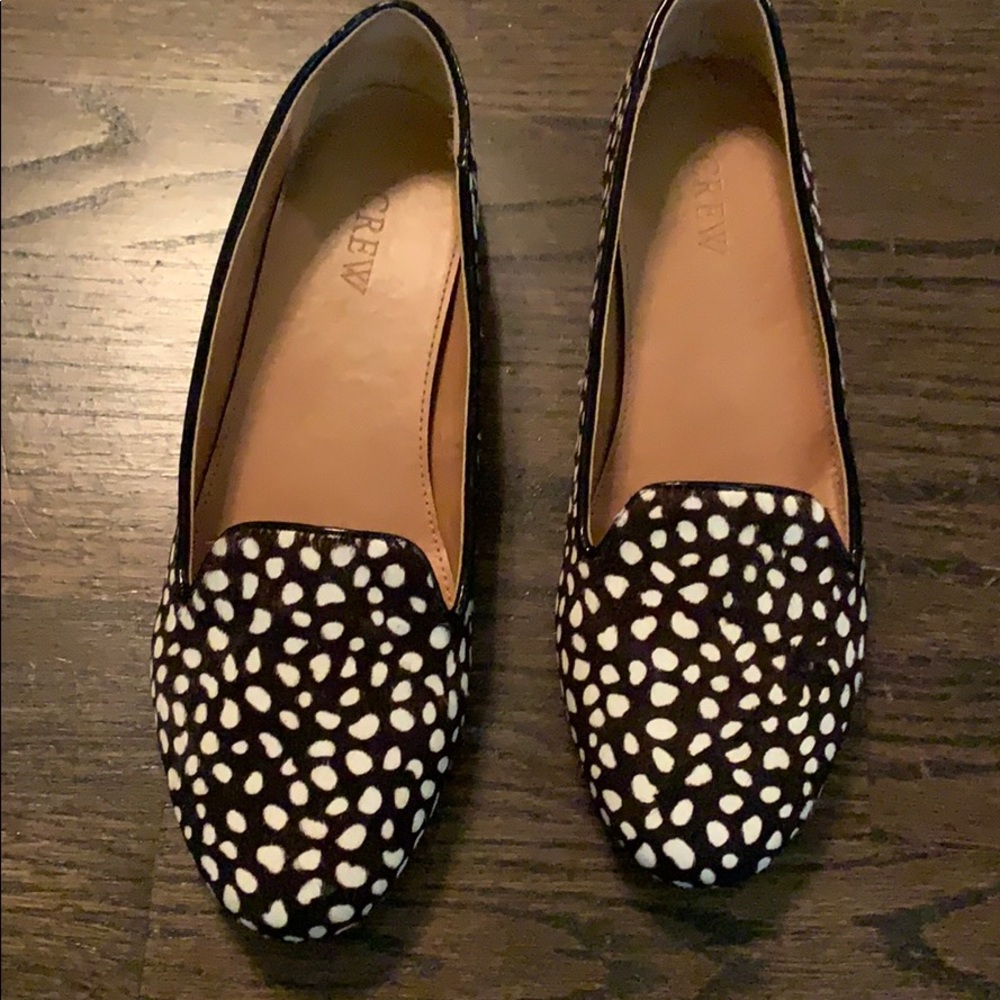 J crew leopard print flats